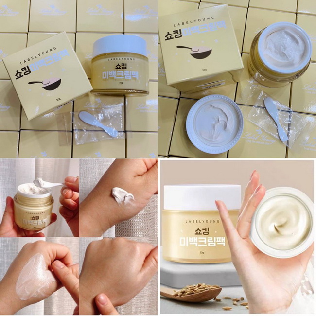 LABELYOUNG Shocking Whitening Cream Pack 50 g. ครีมบำรุงผิวหน้า ให้ขาว เรียบเนียน กระจ่างใส มีส่วนผสมที่เป็นมิตรกับผิวเพื่อปลอบประโลมปกป้องและให้ความชุ่มชื้นแก่ผิวแห้งที่มีสีผิวหมองคล้ำ การบำรุงสูงอุดมด้วยอนุภาคขนาดเล็กเพื่อช่วยปรับปรุงริ้วรอยและปัญหาผิวโ