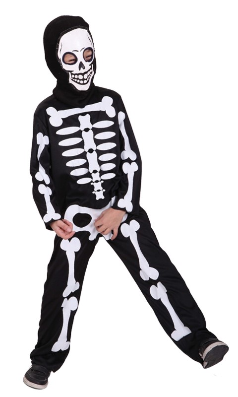 7C233 ชุดเด็ก ชุดโครงกระดูก ชุดกระดูก ชุดฮาโลวีน Children Skeleton Bone Halloween Costumes
