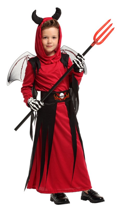 เฉพาะชุด 7C234 ชุดเด็ก ชุดปีศาจ ชุดเดวิล ชุดฮาโลวีน Children Devil Halloween Costumes