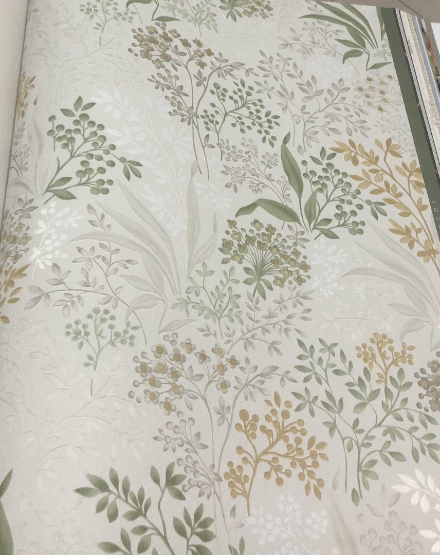 wallใบไม้  ม้วนใหญ่  15.6 ตารางเมตร กว้าง 1.06 m ยาว 15.6 m  esq