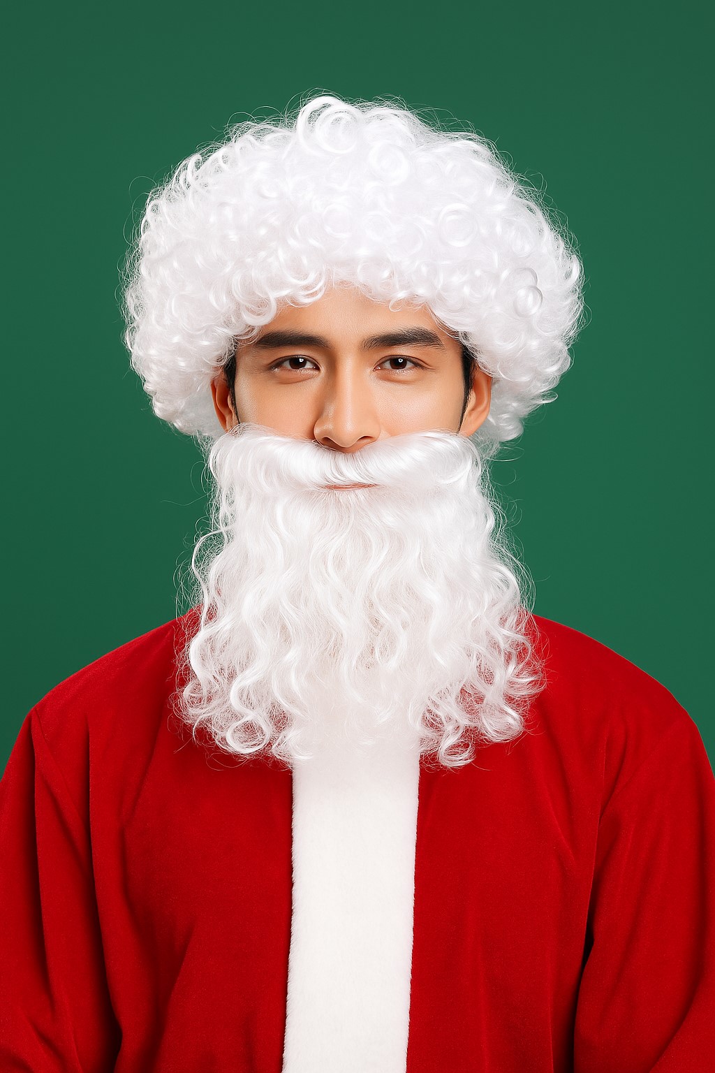  วิกซานต้า วิก+เคราซานต้า วิกซานตาคอส วิกซานตาครอส.วิก santacluse Cosplay wig วิกผมแฟนซี