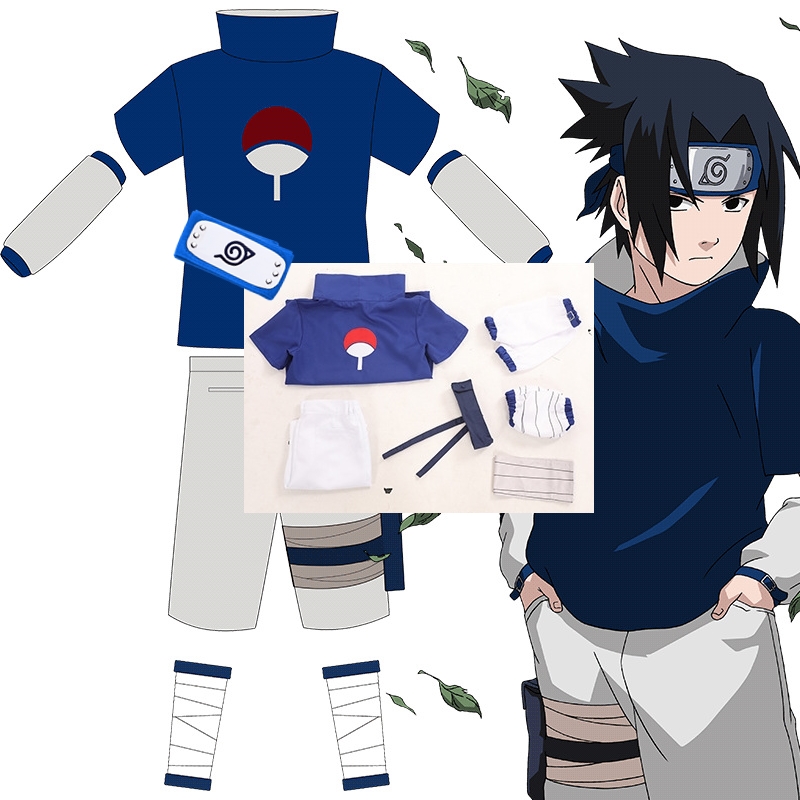 7C10 เซ็ตจัดเต็ม ชุดซาสึเกะ จากการ์ตูน นารูโตะ นินจาจอมคาถา SASUKE - NARUTO