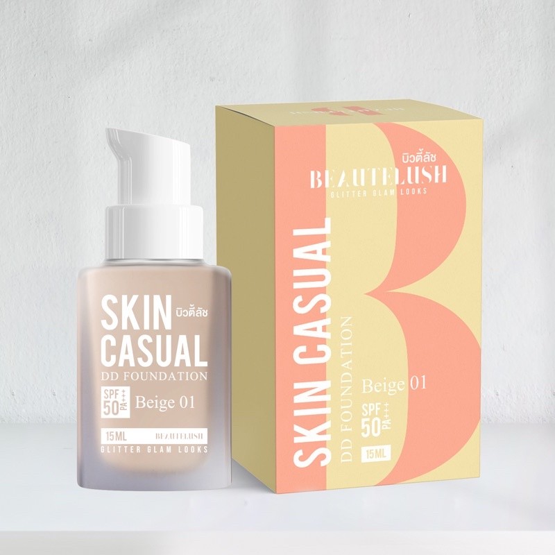 ดีดี บิวตี้ลัช BEAUTELUSH  Casual DD Foundation SPF50 PA+++ เบอร์ 1