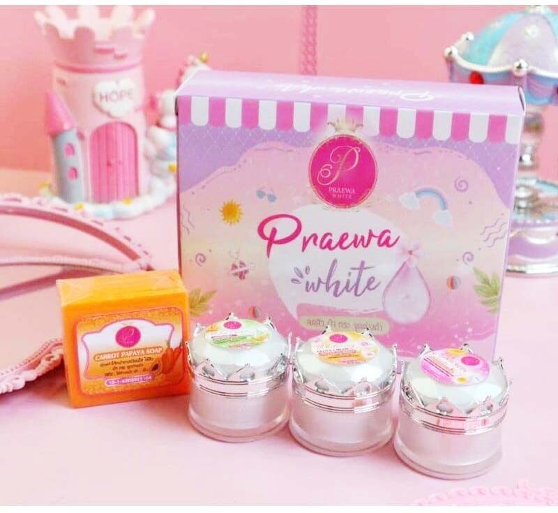 ครีมแพรวาไวท์ PRAEWA WHITE 12g.  ของแท้&#128175;%พร้อมส่ง