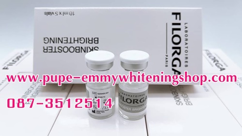 Filorga Skinbooster Brightening (1vials x 10ml)เห็นผลในครั้งแรกด้วยนวัตกรรมล่าสุดผิวจะดูเปล่งปลั่ง ชุ่มชื้น  เนียนใส ลดความหยาบกร้าน และการสูญเสียน้ำของผิว ทําให้ดูอ่อนเยาว์มากยิ่งขึ้นทําให้ผู้ที่มีผิวแห้งหรือต้องเผชิญกับแสงแดดเป็นประจําหรือ ผู้หญิงที่มีก