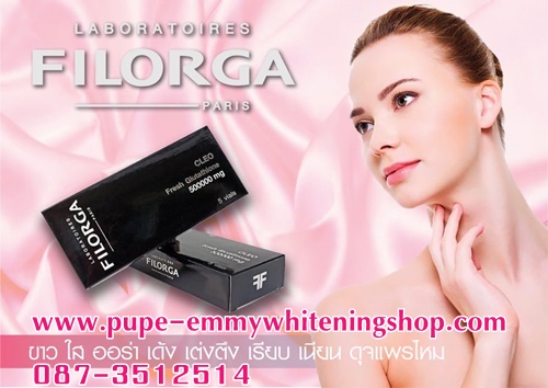 Filorga Cleo Fresh Gluta 500,000mg (France)เร่งการสร้างเซลล์ผิวใหม่ที่เรียบเนียนเร่งเซลล์ผิวใหม่ขาวออร่าเด้งเต่งตึงเพิ่มความชุ่มชื่นให้ผิวลดริ้วรอยเหี่ยวย่นได้เป็นอย่างดีเร่งผิวขาวรวดเร็วทันใจเห็นผลในเข็มแรกค่ะ