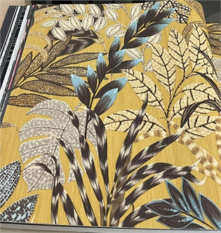 wallใบไม้  ม้วนใหญ่  5 ตารางเมตร กว้าง 53 cm ยาว 10m  lmt2