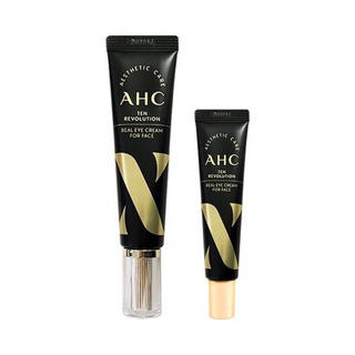 AHC Ten Revolution Real Eye Cream For Face 12 Ml. รุ่นใหม่ เข้มข้นกว่าหลอดสีเขียว เพิ่มคอลลาเจนให้กับผิว เป็นครีมบำรุงรอบดวงตาและร่องลึกริ้วรอยบนใบหน้าเพิ่มความชุ่มชื้นและเพิ่มความยืดหยุ่นผิว ลดริ้วรอยและความหมองคล้ำบริเวณรอบดวงตาร่องแก้มเส้นริ้วบริเวณหน้