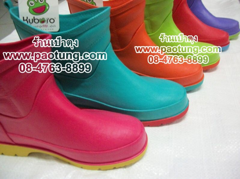 รองเท้าบู๊ต BOOTสั้น บู๊ตกบสั้น Kuboro บู๊ตสั้นหุ้มข้อ บู๊ตกบสั้นสีหวาน บูทกบสั้น  B2000