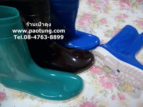 รองเท้าบู๊ต BOOTยาวสีขาว บู๊ตกบยาว BootกบKuboro บู๊ตกบยาวสีขาว บู๊ตตราสีขาว บูทกบขาวขายส่งยกโหล