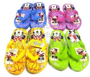 รองเท้าแตะฟองน้ำผู้ใหญ่ สกรีนลาย หูหนีบสีแตะหูคีบ  แตะหูหนีบ แตะฟองน้ำหูคีบ ขายส่งยกโหล 