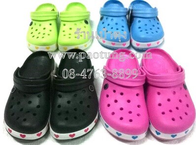 รองเท้าหัวโตผู้หญิง ขายส่งยกโหล  คละสี คละไซต์