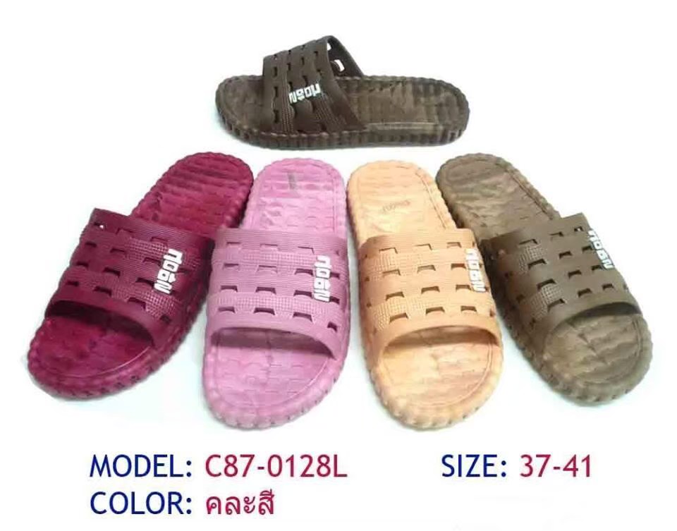 รองเท้าแตะแบบสวม คละสี คละไซต์ ขายส่ง