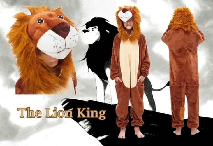 7C271 ชุดเด็ก ชุดมาสคอต ชุดนอนแฟนซี สิงโต ไลอ้อนคิง Mascot Lion King LionKing Costumes