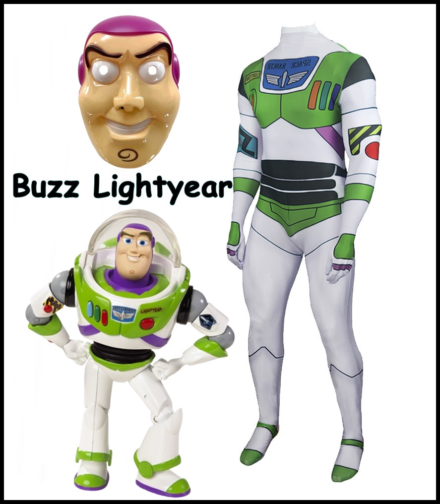 ++พร้อมส่ง++ชุด+หน้ากากบัซ ไลท์เยียร์ ชุดหุ่นยนต์ Buzz Lightyear toy story สู่ความเวิ้งว้างอันไกลโพ้น ทอยส์สตอรี่ "To infinity and beyond."