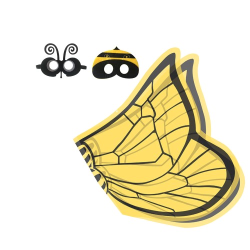 7C281.3 ชุดเด็ก ปีกผึ้ง Children Bee Bug Costume