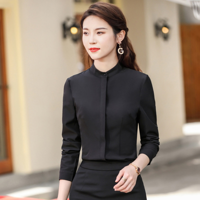pre-order ** ชุดทำงาน ชุดพนักงานบริษัท ชุดยูนิฟอร์ม (เสื้อเชิ้ต) สีตามภาพ ไซร์ S M L XL 2XL 3XL 4XL 5XL
