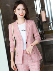 pre-order ** ชุดทำงาน ชุดพนักงานบริษัท ชุดยูนิฟอร์ม (เสื้อสูท) สีตามภาพ ไซร์ S M L XL 2XL 3XL 4XL 5XL