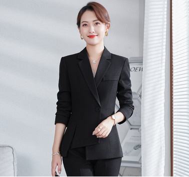 pre-order ** ชุดทำงาน ชุดพนักงานบริษัท ชุดยูนิฟอร์ม (เสื้อสูท ) ไซร์ S M L XL 2XL 3XL 4XL