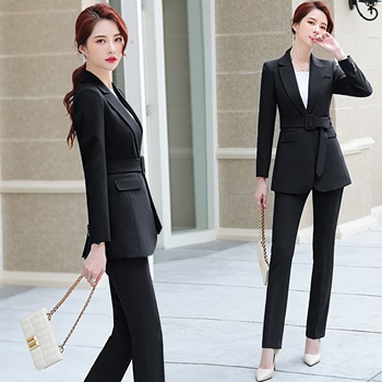 pre-order ** ชุดทำงาน ชุดพนักงานบริษัท ชุดยูนิฟอร์ม (เสื้อสูท+กระโปรง) สีตามภาพ ไซร์ S M L XL 2XL 3XL 4XL