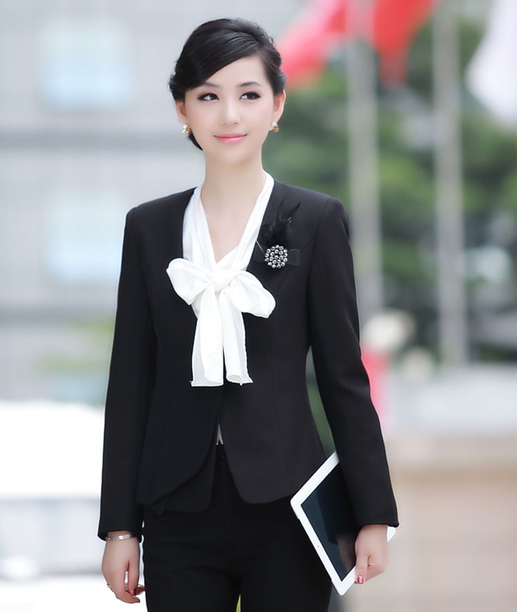pre-order ** ชุดทำงาน ชุดพนักงานบริษัท ชุดยูนิฟอร์ม (เสื้อสูท+กระโปรง) สีตามภาพ ไซร์ S M L XL 2XL 3XL 4XL