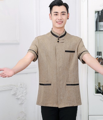 pre-oder**เสื้อพนักงานแม่บ้าน เสื้อแม่บ้านทำความสะอาด พนักงานสปา พนักงานโรงแรม พนักงานรีสอร์ท (สินค้าไม่รวมกางเกง) ***สินค้าไม่สามารถเปลี่ยนสีและรูปแบบได้คะ สีตามภาพ ไซร์ L XL 2XL 3XL 4XLพ