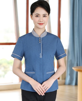 pre-oder**เสื้อพนักงานแม่บ้าน เสื้อแม่บ้านทำความสะอาด พนักงานสปา พนักงานโรงแรม พนักงานรีสอร์ท (สินค้าไม่รวมกางเกง) ***สินค้าไม่สามารถเปลี่ยนสีและรูปแบบได้คะ สีตามภาพ ไซร์ L XL 2XL 3XL 4XL 