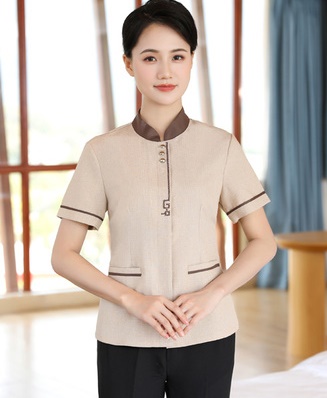 pre-oder**เสื้อพนักงานแม่บ้าน เสื้อแม่บ้านทำความสะอาด พนักงานสปา พนักงานโรงแรม พนักงานรีสอร์ท (สินค้าไม่รวมกางเกง) ***สินค้าไม่สามารถเปลี่ยนสีและรูปแบบได้คะ สีตามภาพ ไซร์ L XL 2XL 3XL 4XL 