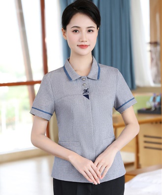 pre-oder**เสื้อพนักงานแม่บ้าน เสื้อแม่บ้านทำความสะอาด พนักงานสปา พนักงานโรงแรม พนักงานรีสอร์ท (สินค้าไม่รวมกางเกง) ***สินค้าไม่สามารถเปลี่ยนสีและรูปแบบได้คะ สีตามภาพ ไซร์ L XL 2XL 3XL 4XL 