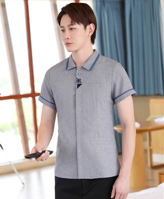 pre-oder**เสื้อพนักงานแม่บ้าน เสื้อแม่บ้านทำความสะอาด พนักงานสปา พนักงานโรงแรม พนักงานรีสอร์ท (สินค้าไม่รวมกางเกง) ***สินค้าไม่สามารถเปลี่ยนสีและรูปแบบได้คะ สีตามภาพ ไซร์ L XL 2XL 3XL 4XL 