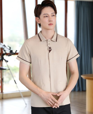 pre-oder**เสื้อพนักงานแม่บ้าน เสื้อแม่บ้านทำความสะอาด พนักงานสปา พนักงานโรงแรม พนักงานรีสอร์ท (สินค้าไม่รวมกางเกง) ***สินค้าไม่สามารถเปลี่ยนสีและรูปแบบได้คะ สีตามภาพ ไซร์ L XL 2XL 3XL 4XL 