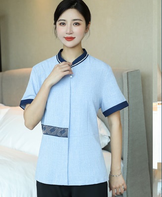 pre-oder**เสื้อพนักงานแม่บ้าน เสื้อแม่บ้านทำความสะอาด พนักงานสปา พนักงานโรงแรม พนักงานรีสอร์ท (สินค้าไม่รวมกางเกง) ***สินค้าไม่สามารถเปลี่ยนสีและรูปแบบได้คะ สีตามภาพ ไซร์ L XL 2XL 3XL 4XL 