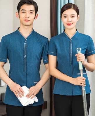pre-oder**เสื้อพนักงานแม่บ้าน เสื้อแม่บ้านทำความสะอาด พนักงานสปา พนักงานโรงแรม พนักงานรีสอร์ท (สินค้าไม่รวมกางเกง) ***สินค้าไม่สามารถเปลี่ยนสีและรูปแบบได้คะ สีตามภาพ ไซร์ L XL 2XL 3XL 4XL 