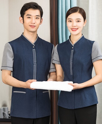 pre-oder**เสื้อพนักงานแม่บ้าน เสื้อแม่บ้านทำความสะอาด พนักงานสปา พนักงานโรงแรม พนักงานรีสอร์ท (สินค้าไม่รวมกางเกง) ***สินค้าไม่สามารถเปลี่ยนสีและรูปแบบได้คะ สีตามภาพ ไซร์ L XL 2XL 3XL 4XL 