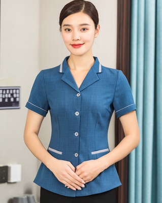 pre-oder**เสื้อพนักงานแม่บ้าน เสื้อแม่บ้านทำความสะอาด พนักงานสปา พนักงานโรงแรม พนักงานรีสอร์ท (สินค้าไม่รวมกางเกง) ***สินค้าไม่สามารถเปลี่ยนสีและรูปแบบได้คะ สีตามภาพ ไซร์ L XL 2XL 3XL 4XL 