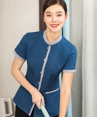 pre-oder**เสื้อพนักงานแม่บ้าน เสื้อแม่บ้านทำความสะอาด พนักงานสปา พนักงานโรงแรม พนักงานรีสอร์ท (สินค้าไม่รวมกางเกง) ***สินค้าไม่สามารถเปลี่ยนสีและรูปแบบได้คะ สีตามภาพ ไซร์ L XL 2XL 3XL 4XL 