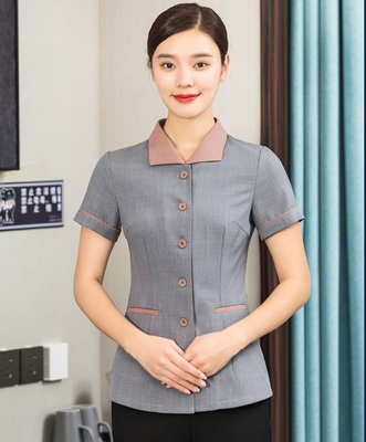 pre-oder**เสื้อพนักงานแม่บ้าน เสื้อแม่บ้านทำความสะอาด พนักงานสปา พนักงานโรงแรม พนักงานรีสอร์ท (สินค้าไม่รวมกางเกง) ***สินค้าไม่สามารถเปลี่ยนสีและรูปแบบได้คะ สีตามภาพ ไซร์ L XL 2XL 3XL 4XL 