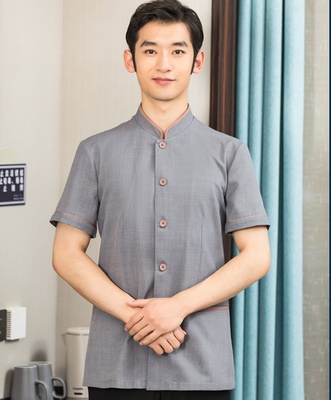 pre-oder**เสื้อพนักงานแม่บ้าน เสื้อแม่บ้านทำความสะอาด พนักงานสปา พนักงานโรงแรม พนักงานรีสอร์ท (สินค้าไม่รวมกางเกง) ***สินค้าไม่สามารถเปลี่ยนสีและรูปแบบได้คะ สีตามภาพ ไซร์ L XL 2XL 3XL 4XL 
