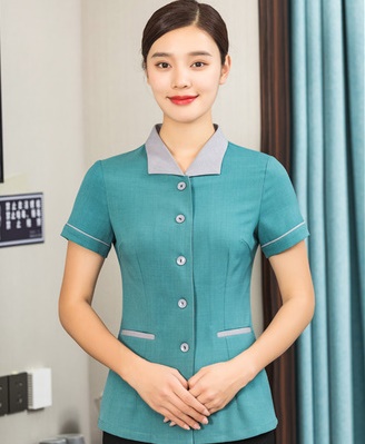 pre-oder**เสื้อพนักงานแม่บ้าน เสื้อแม่บ้านทำความสะอาด พนักงานสปา พนักงานโรงแรม พนักงานรีสอร์ท (สินค้าไม่รวมกางเกง) ***สินค้าไม่สามารถเปลี่ยนสีและรูปแบบได้คะ สีตามภาพ ไซร์ L XL 2XL 3XL 4XL 