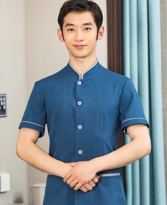 pre-oder**เสื้อพนักงานแม่บ้าน เสื้อแม่บ้านทำความสะอาด พนักงานสปา พนักงานโรงแรม พนักงานรีสอร์ท (สินค้าไม่รวมกางเกง) ***สินค้าไม่สามารถเปลี่ยนสีและรูปแบบได้คะ สีตามภาพ ไซร์ L XL 2XL 3XL 4XL 
