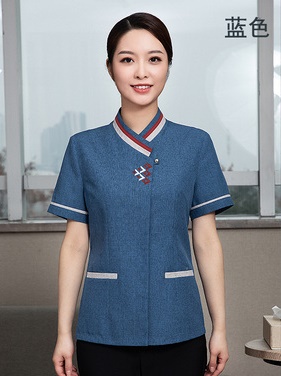 pre-oder**เสื้อพนักงานแม่บ้าน เสื้อแม่บ้านทำความสะอาด พนักงานสปา พนักงานโรงแรม พนักงานรีสอร์ท (สินค้าไม่รวมกางเกง) ***สินค้าไม่สามารถเปลี่ยนสีและรูปแบบได้คะ สีตามภาพ ไซร์ L XL 2XL 3XL 4XL 