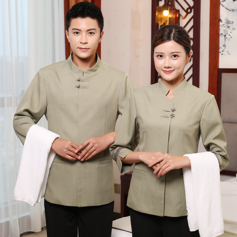  pre-oder**เสื้อพนักงานแม่บ้าน เสื้อแม่บ้านทำความสะอาด พนักงานสปา พนักงานโรงแรม พนักงานรีสอร์ท (สินค้าไม่รวมกางเกง) ***สินค้าไม่สามารถเปลี่ยนสีและรูปแบบได้คะ สีตามภาพ ไซร์ L XL 2XL 3XL 4X