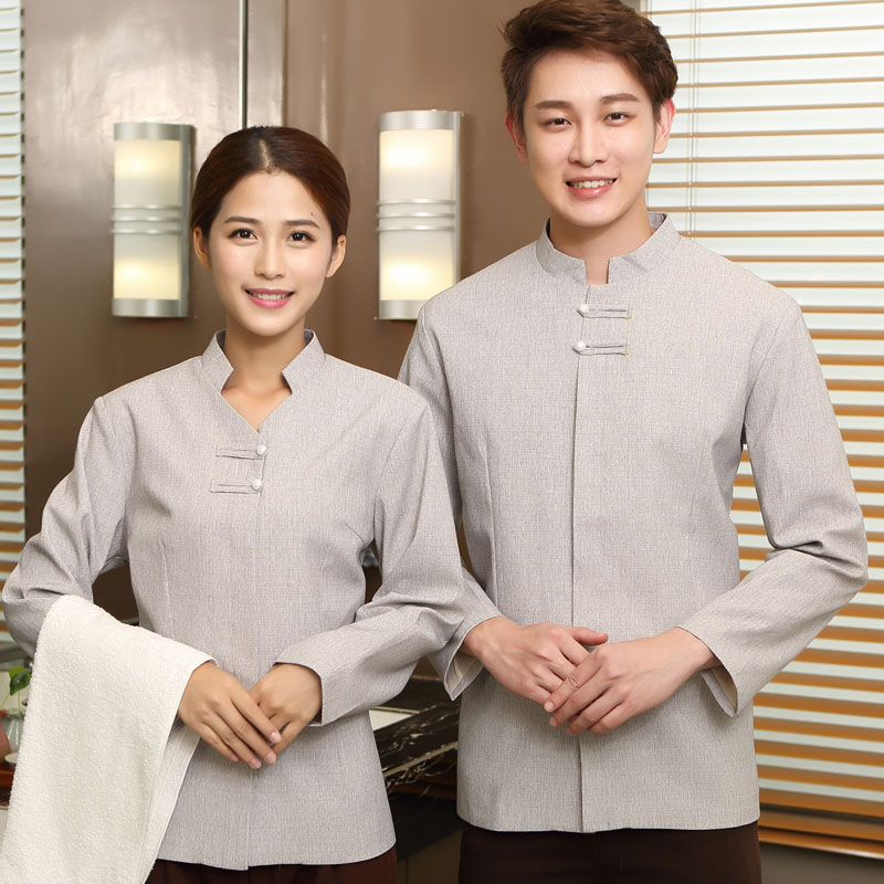  pre-oder**เสื้อพนักงานแม่บ้าน เสื้อแม่บ้านทำความสะอาด พนักงานสปา พนักงานโรงแรม พนักงานรีสอร์ท (สินค้าไม่รวมกางเกง) ***สินค้าไม่สามารถเปลี่ยนสีและรูปแบบได้คะ สีตามภาพ ไซร์ L XL 2XL 3XL 4X