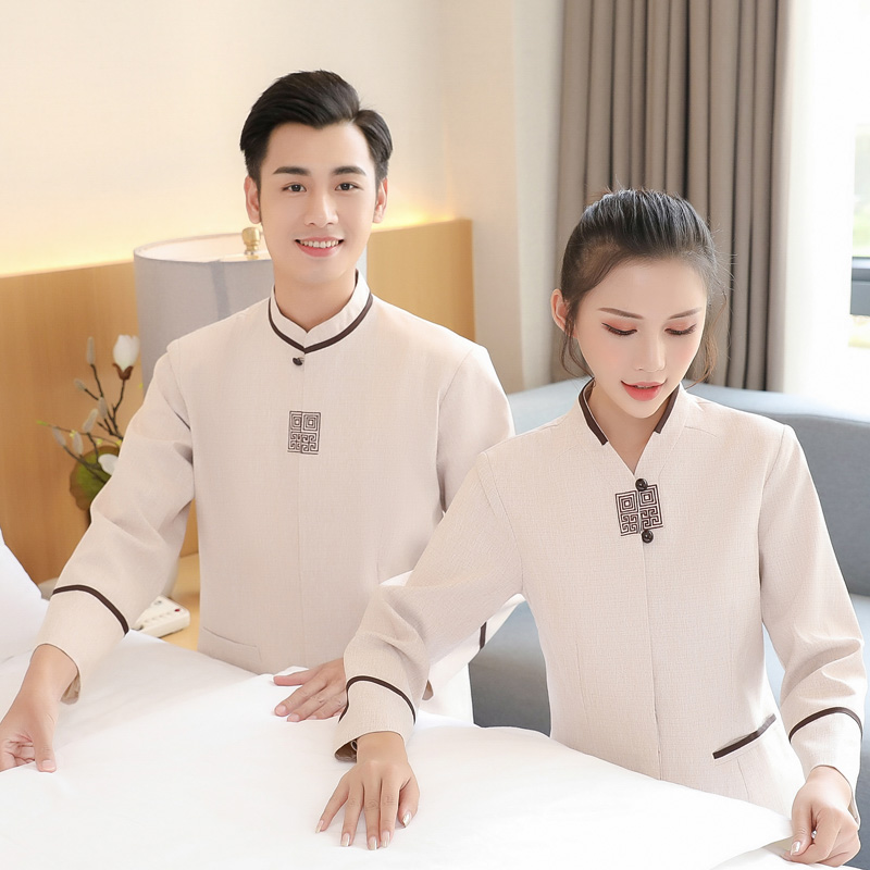  pre-oder**เสื้อพนักงานแม่บ้าน เสื้อแม่บ้านทำความสะอาด พนักงานสปา พนักงานโรงแรม พนักงานรีสอร์ท (สินค้าไม่รวมกางเกง) ***สินค้าไม่สามารถเปลี่ยนสีและรูปแบบได้คะ สีตามภาพ ไซร์ L XL 2XL 3XL 4X