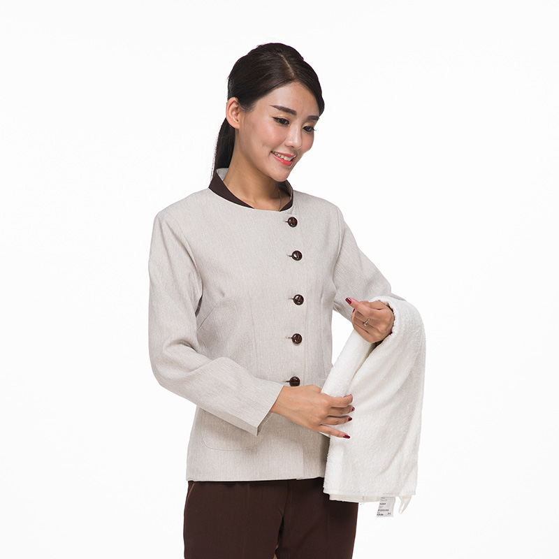  pre-oder**เสื้อพนักงานแม่บ้าน เสื้อแม่บ้านทำความสะอาด พนักงานสปา พนักงานโรงแรม พนักงานรีสอร์ท (สินค้าไม่รวมกางเกง) ***สินค้าไม่สามารถเปลี่ยนสีและรูปแบบได้คะ สีตามภาพ ไซร์ L XL 2XL 3XL 4X