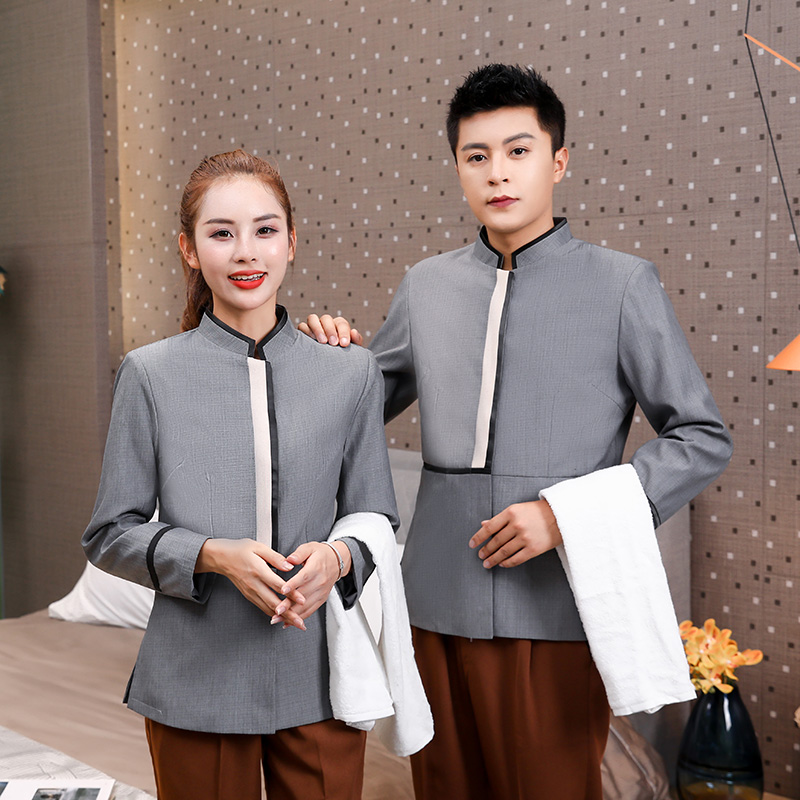  pre-oder**เสื้อพนักงานแม่บ้าน เสื้อแม่บ้านทำความสะอาด พนักงานสปา พนักงานโรงแรม พนักงานรีสอร์ท (สินค้าไม่รวมกางเกง) ***สินค้าไม่สามารถเปลี่ยนสีและรูปแบบได้คะ สีตามภาพ ไซร์ L XL 2XL 3XL 4X