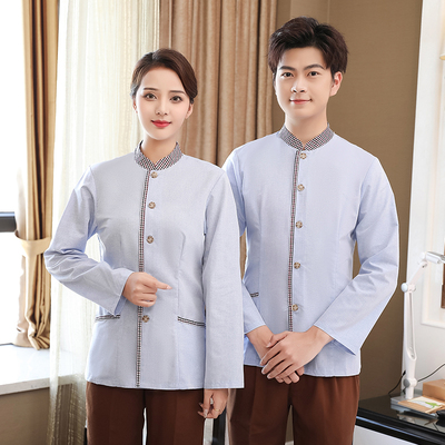  pre-oder**เสื้อพนักงานแม่บ้าน เสื้อแม่บ้านทำความสะอาด พนักงานสปา พนักงานโรงแรม พนักงานรีสอร์ท (สินค้าไม่รวมกางเกง) ***สินค้าไม่สามารถเปลี่ยนสีและรูปแบบได้คะ สีตามภาพ ไซร์ L XL 2XL 3XL 4X
