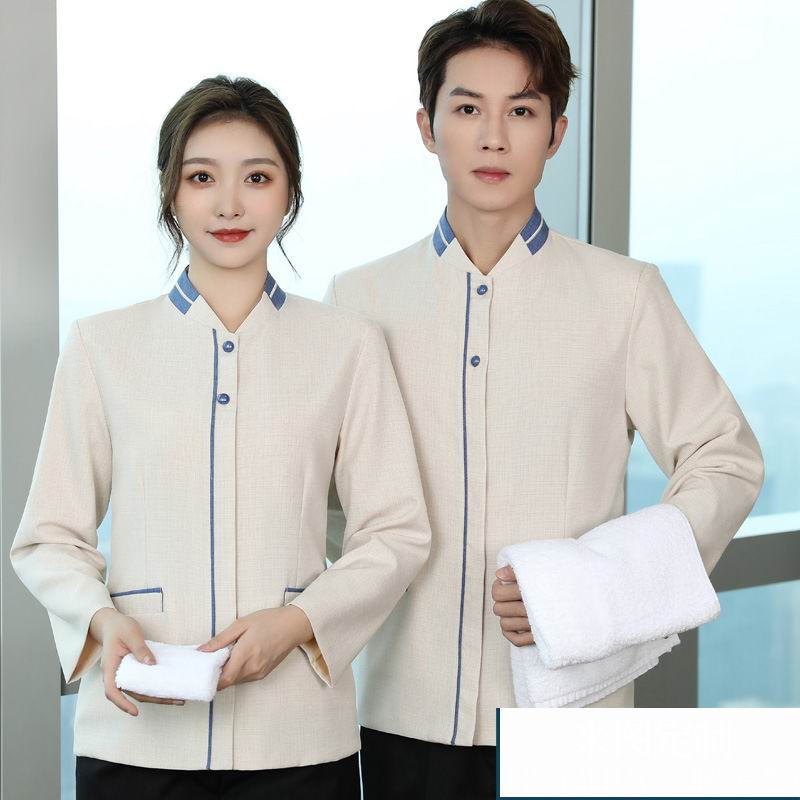  pre-oder**เสื้อพนักงานแม่บ้าน เสื้อแม่บ้านทำความสะอาด พนักงานสปา พนักงานโรงแรม พนักงานรีสอร์ท (สินค้าไม่รวมกางเกง) ***สินค้าไม่สามารถเปลี่ยนสีและรูปแบบได้คะ สีตามภาพ ไซร์ L XL 2XL 3XL 4X