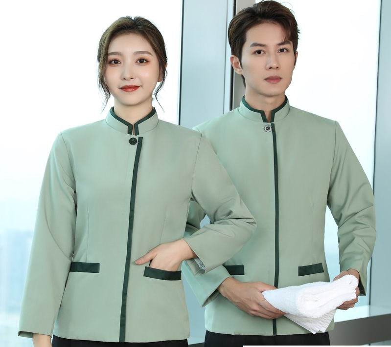  pre-oder**เสื้อพนักงานแม่บ้าน เสื้อแม่บ้านทำความสะอาด พนักงานสปา พนักงานโรงแรม พนักงานรีสอร์ท (สินค้าไม่รวมกางเกง) ***สินค้าไม่สามารถเปลี่ยนสีและรูปแบบได้คะ สีตามภาพ ไซร์ L XL 2XL 3XL 4X