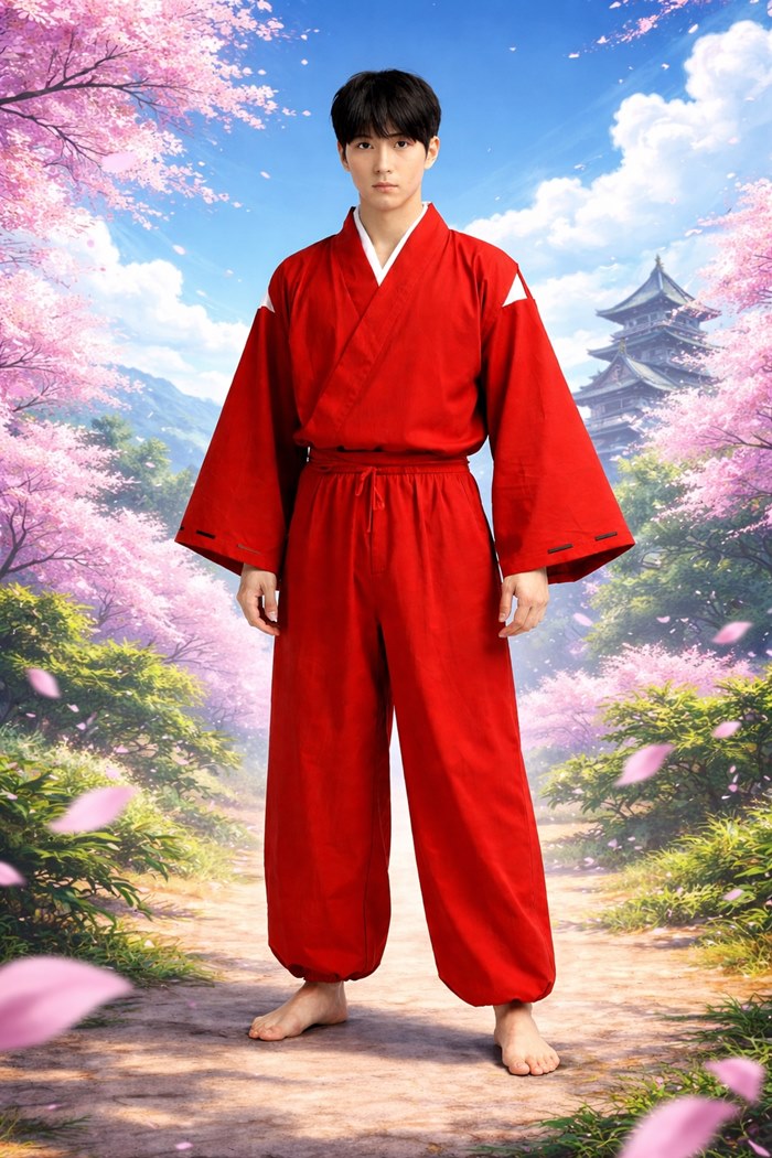 7C289 อินุยาฉะ เทพอสูรจิ้งจอกเงิน Inuyasha Costume
